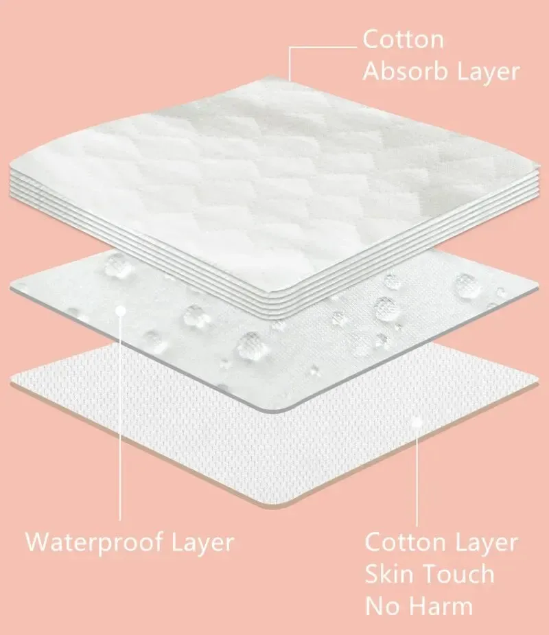 1PC Baby Cotton Diaper Infant Cloth Nappy Breathable Toilet Training