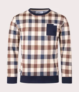 Active Macro Check Sweatshirt