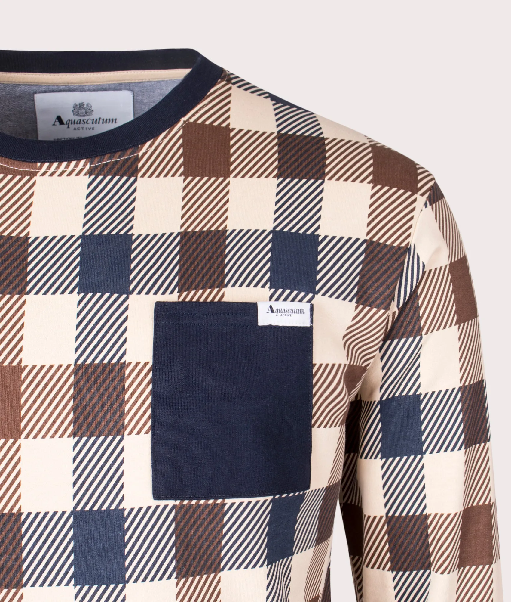 Active Macro Check Sweatshirt