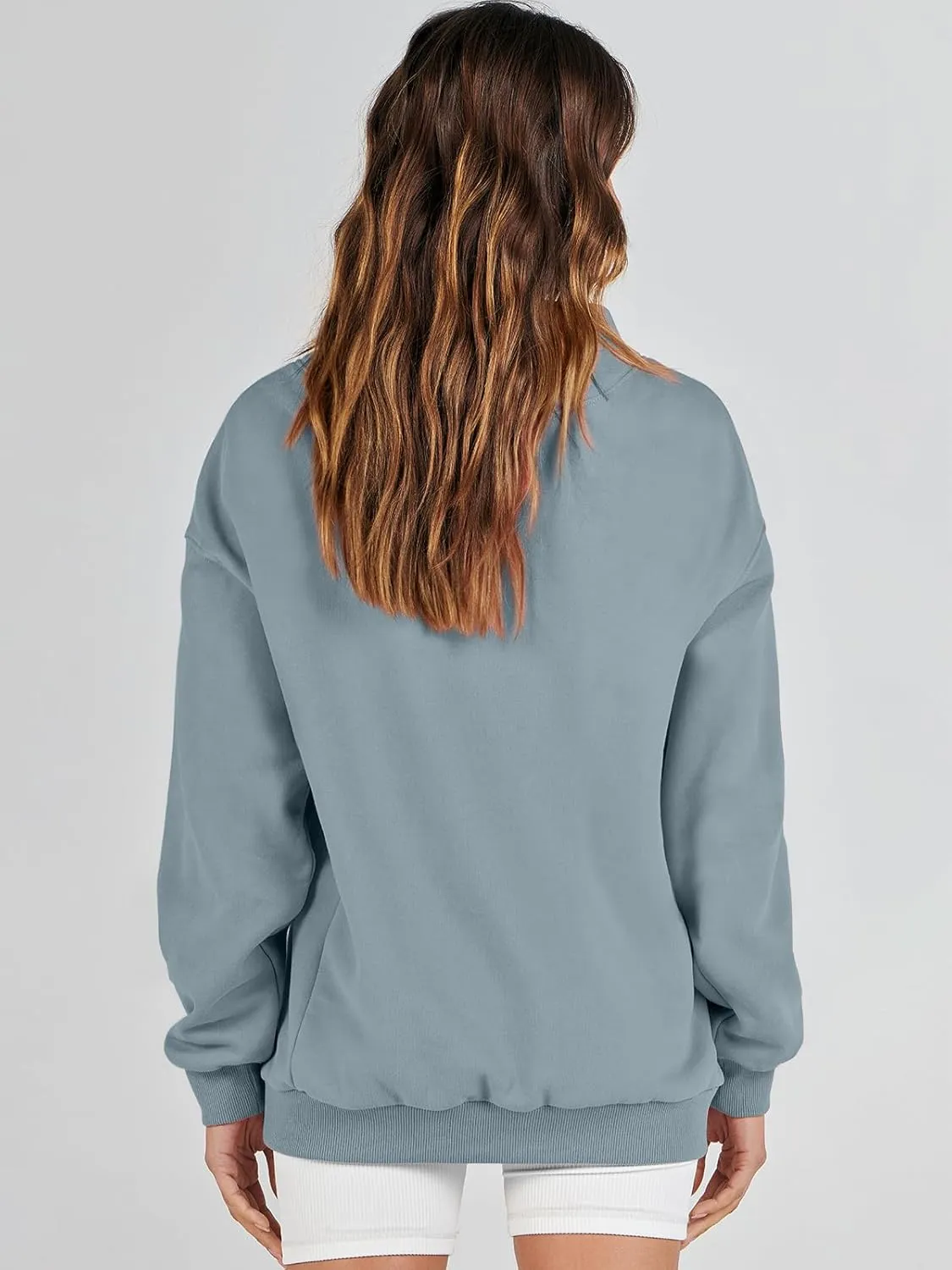 ANRABESS Womens Oversized Sweatshirts Turtleneck Pullover Long Sleeve Hoodies Tops 2024 Fall Fashion Preppy Outfits