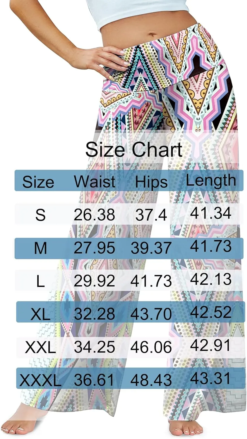 Arolina Women's Stretchy Wide Leg Palazzo Lounge Pants Casual Comfy High Waist Palazzo Pants
