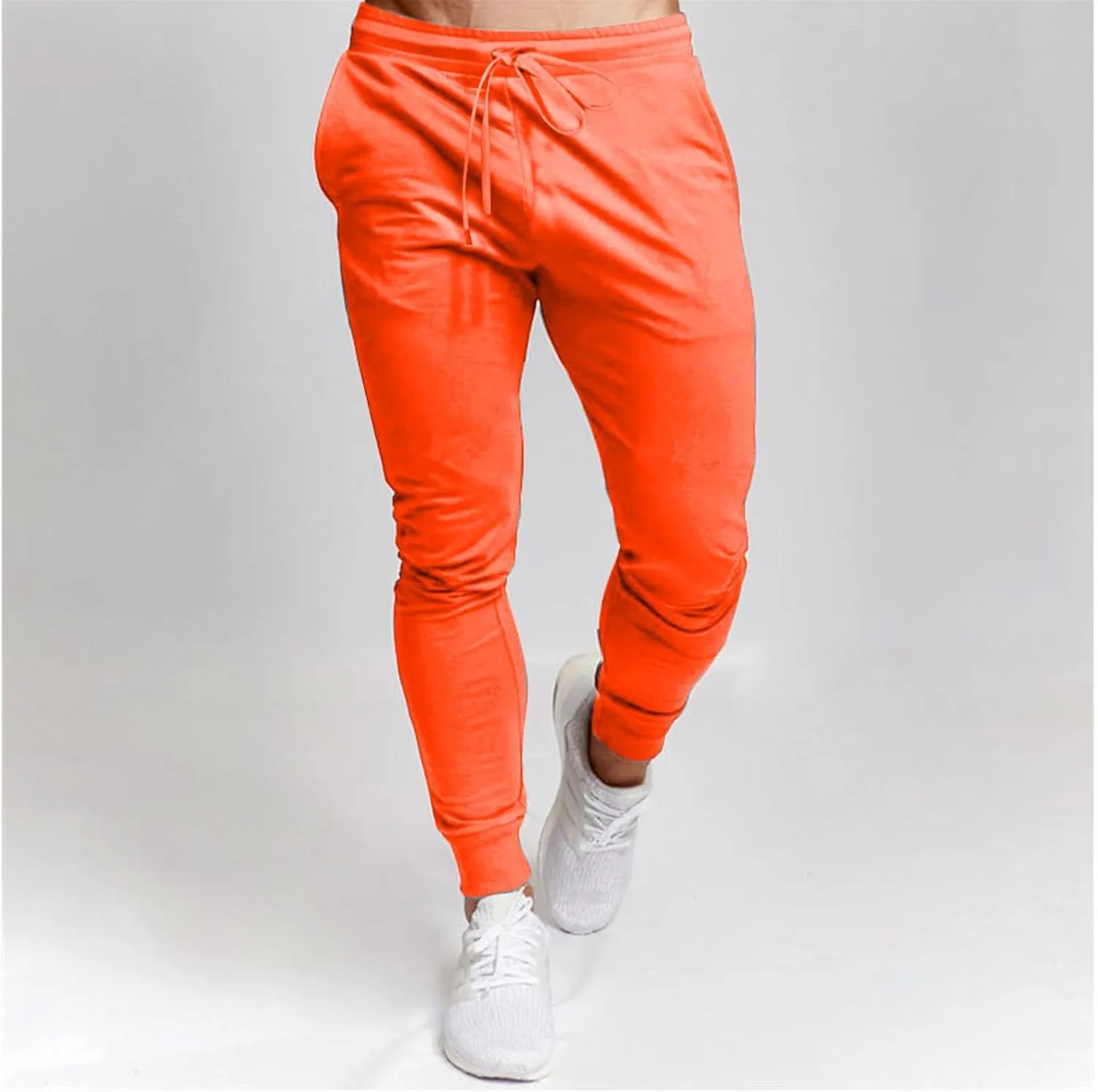 Aymnlox Mens Sweatpants Casual Jogging Pants for Men with Pockets Drawstring Athletic Workout Trousers Hiking Tapered Joggers