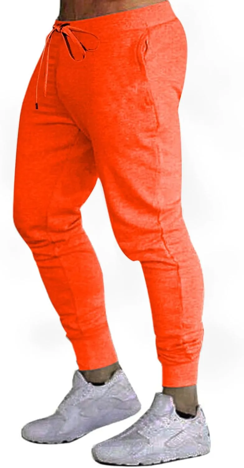 Aymnlox Mens Sweatpants Casual Jogging Pants for Men with Pockets Drawstring Athletic Workout Trousers Hiking Tapered Joggers