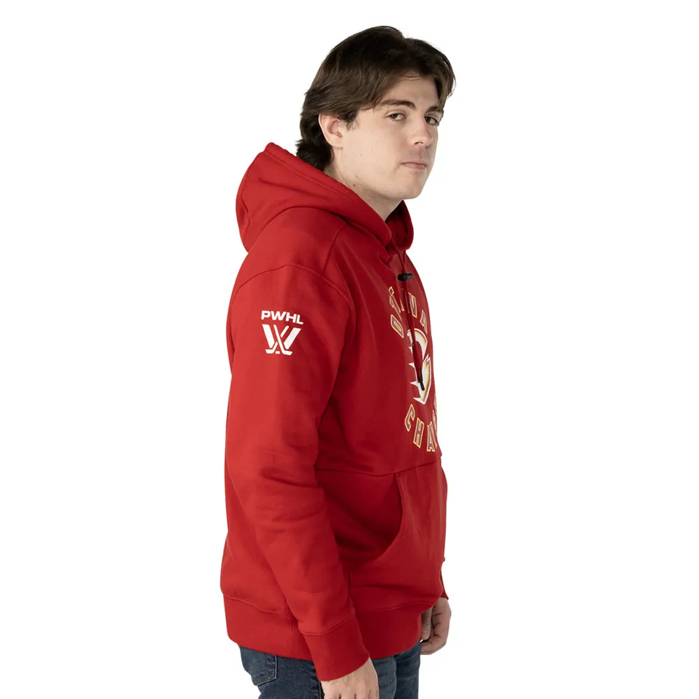 BAUER OTTAWA CHARGE ULTIMATE ADULT RED HOODIE