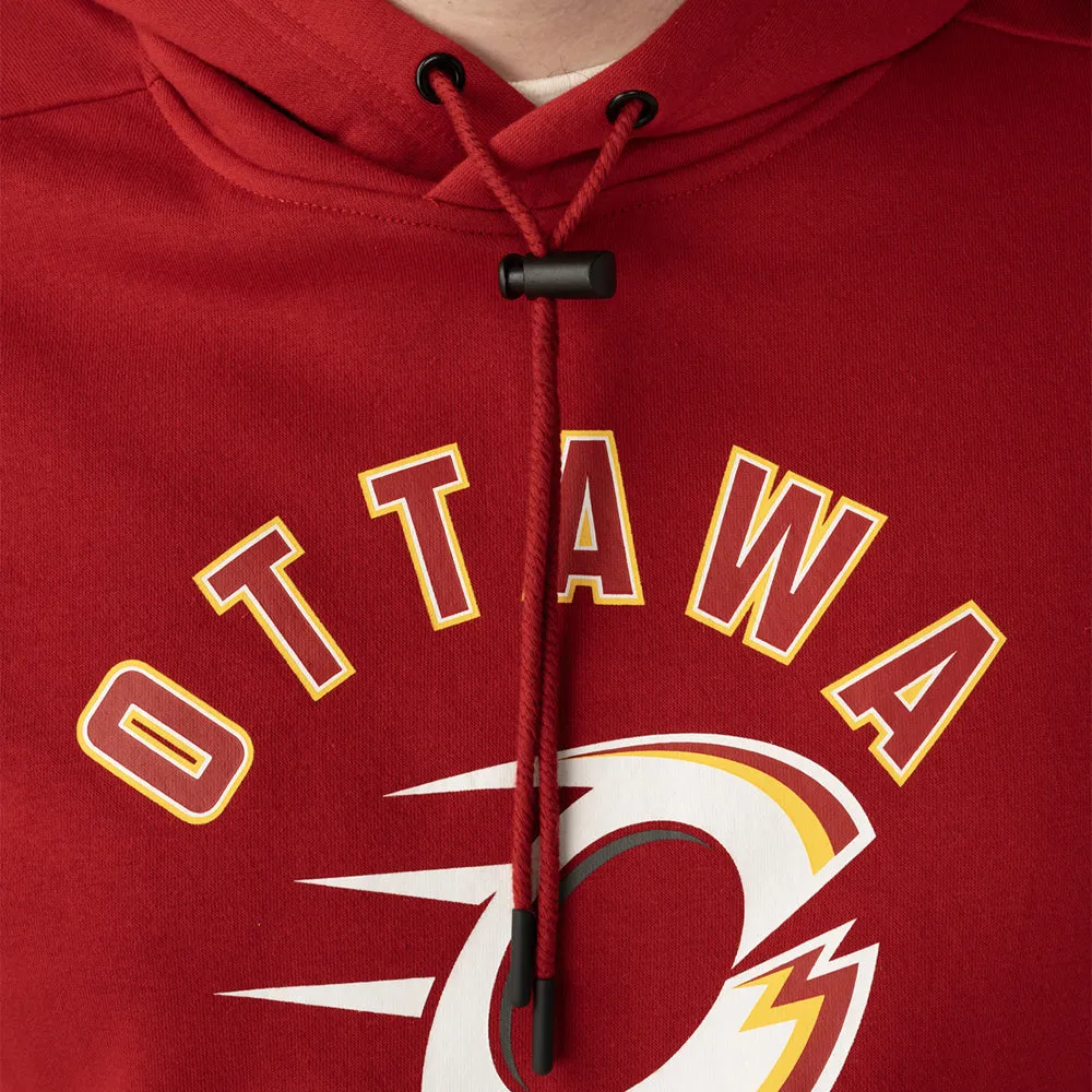 BAUER OTTAWA CHARGE ULTIMATE ADULT RED HOODIE