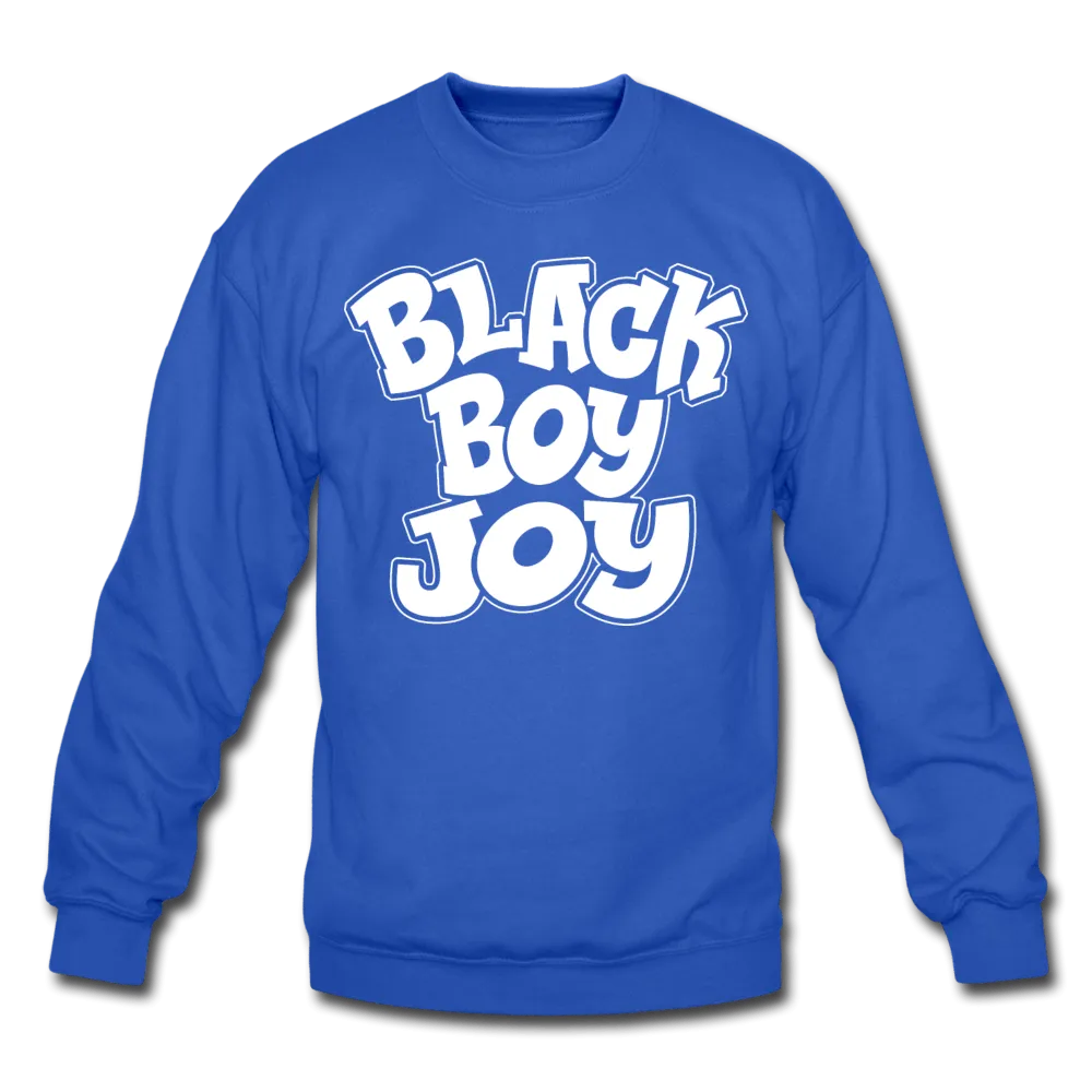 Black Boy Joy Men's Crewneck Sweatshirt (Style 2)