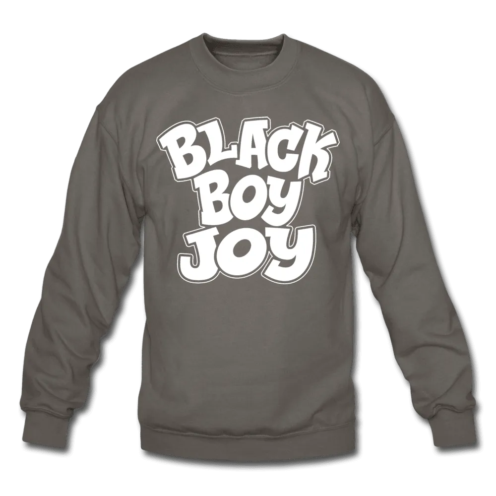 Black Boy Joy Men's Crewneck Sweatshirt (Style 2)
