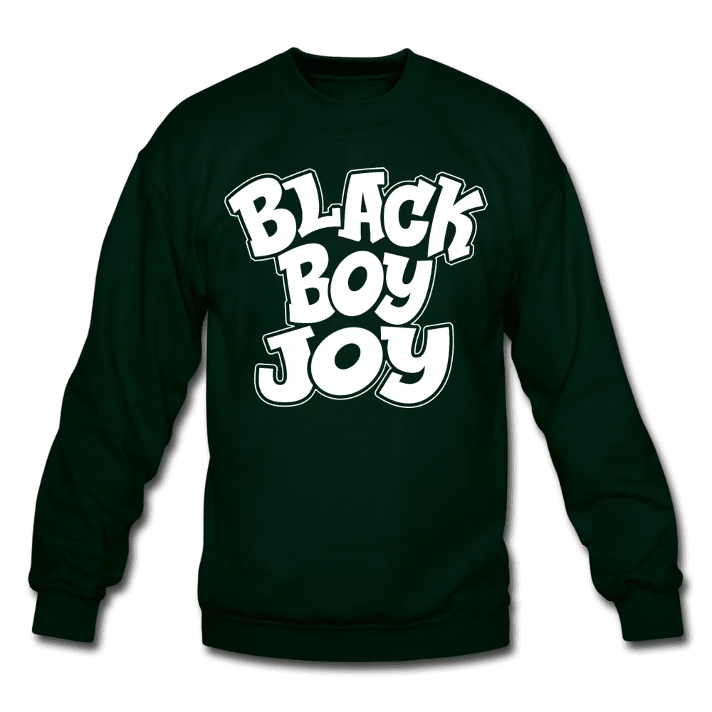 Black Boy Joy Men's Crewneck Sweatshirt (Style 2)