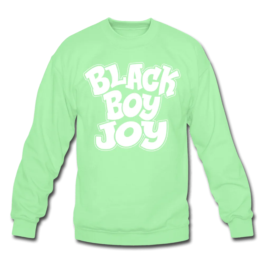Black Boy Joy Men's Crewneck Sweatshirt (Style 2)