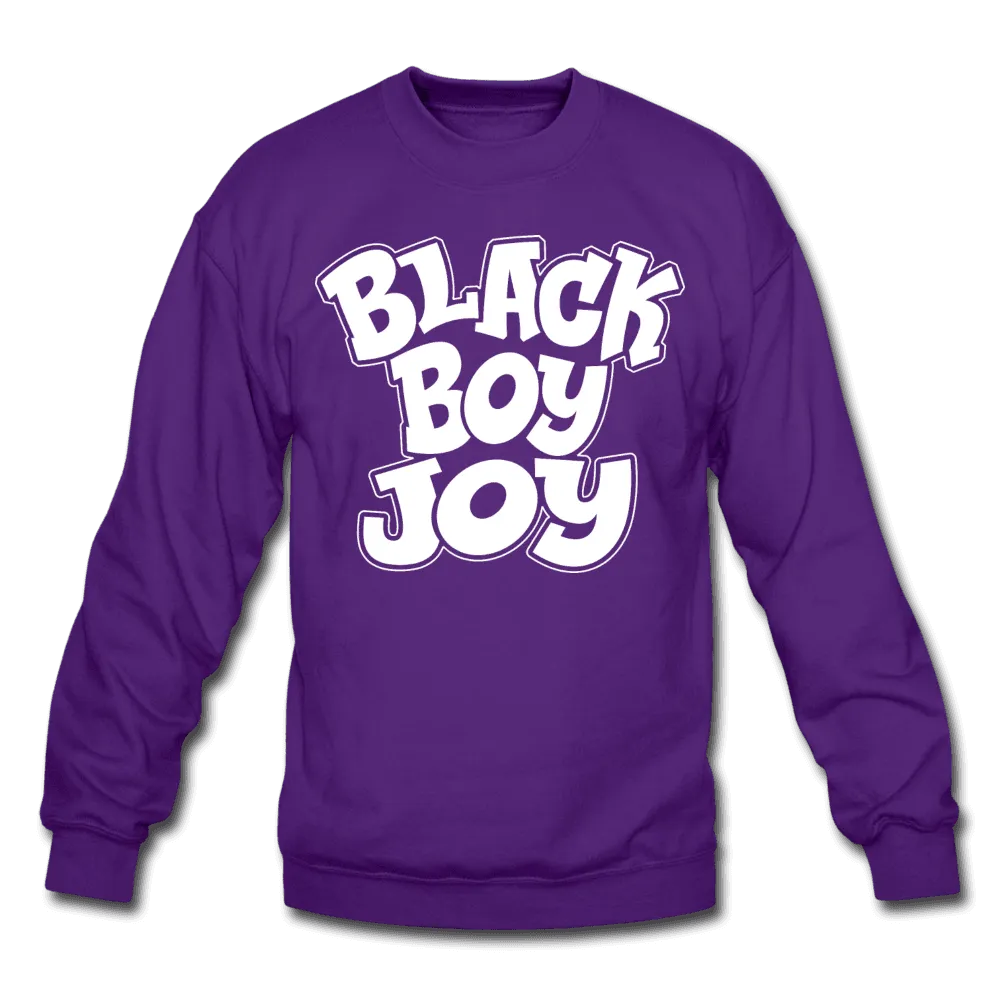 Black Boy Joy Men's Crewneck Sweatshirt (Style 2)