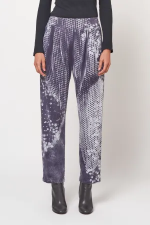Black White Mesh Treatment Brooke Pant