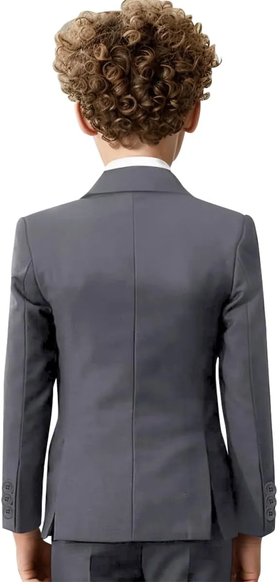 Boys Suit Set Formal Dress Shirt with Bowtie Vest Pants Toddler Boy Tuxedo Suits