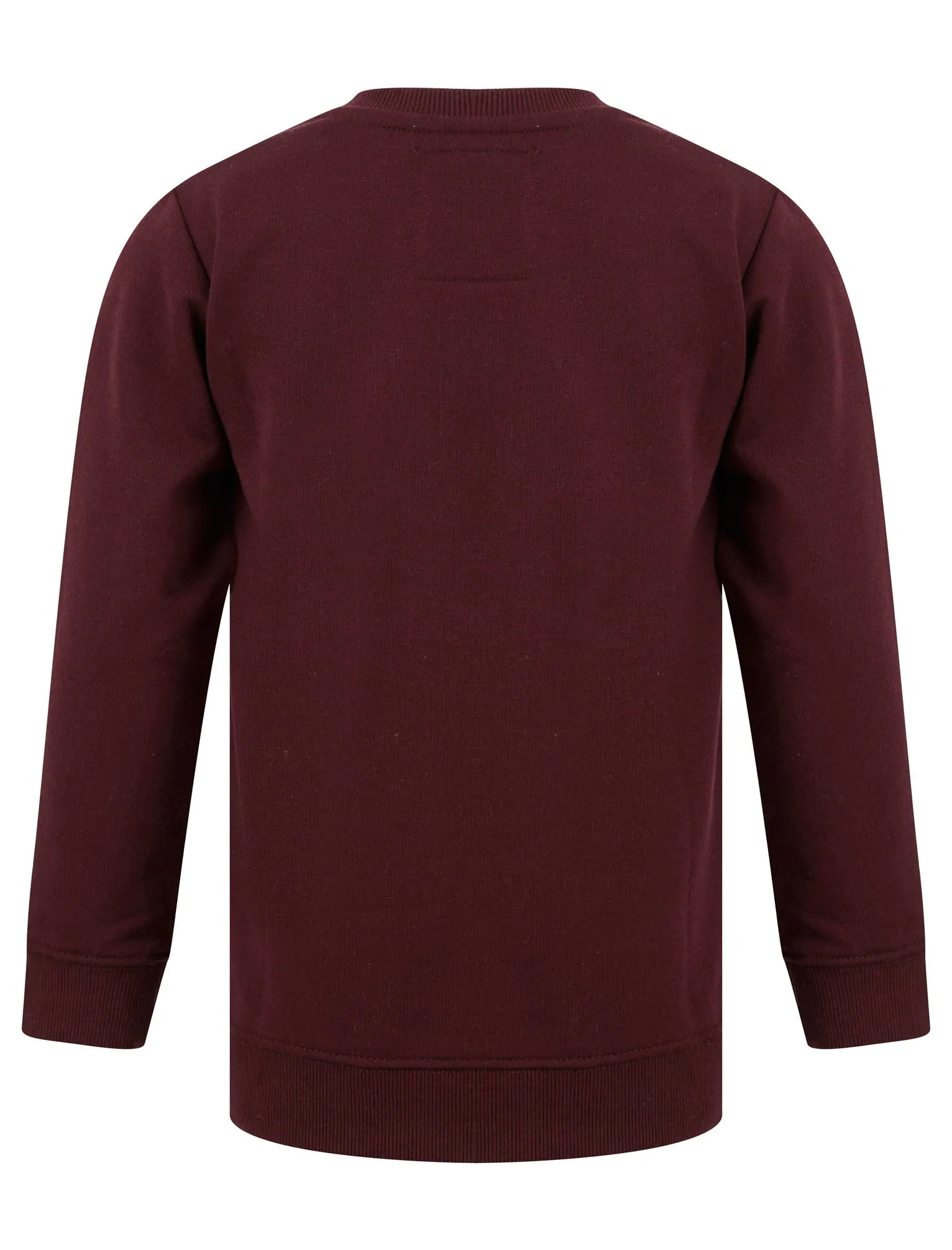 Boy's Thrown (2 Pack) Cotton Rich Fleece Sweatshirt Set in Light Grey Marl / Winetasting - Tokyo Laundry Kids (5-13yrs)