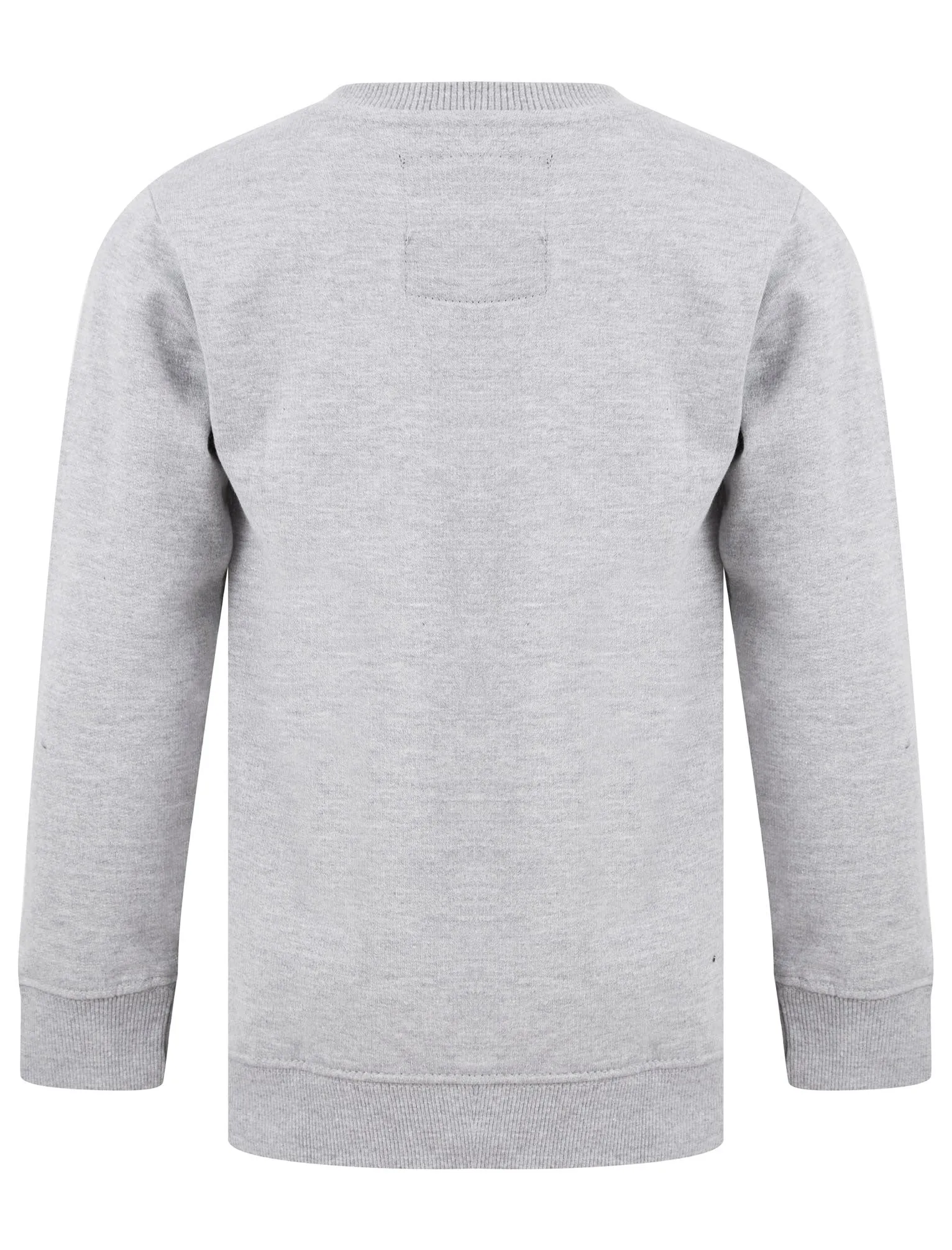 Boy's Thrown (2 Pack) Cotton Rich Fleece Sweatshirt Set in Light Grey Marl / Winetasting - Tokyo Laundry Kids (5-13yrs)