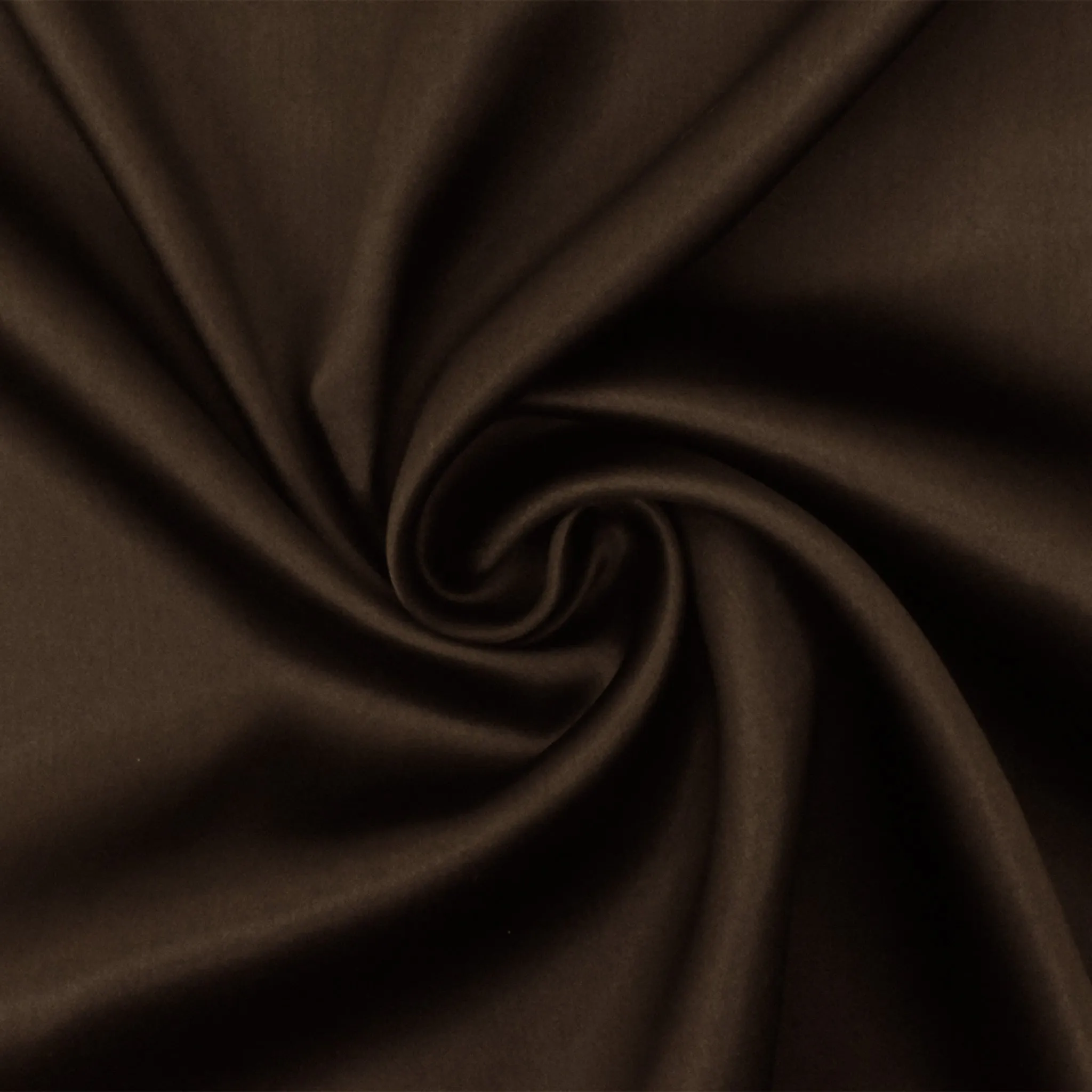 Brown Famous Designer Silk Satin Charmeuse Woven Fabric
