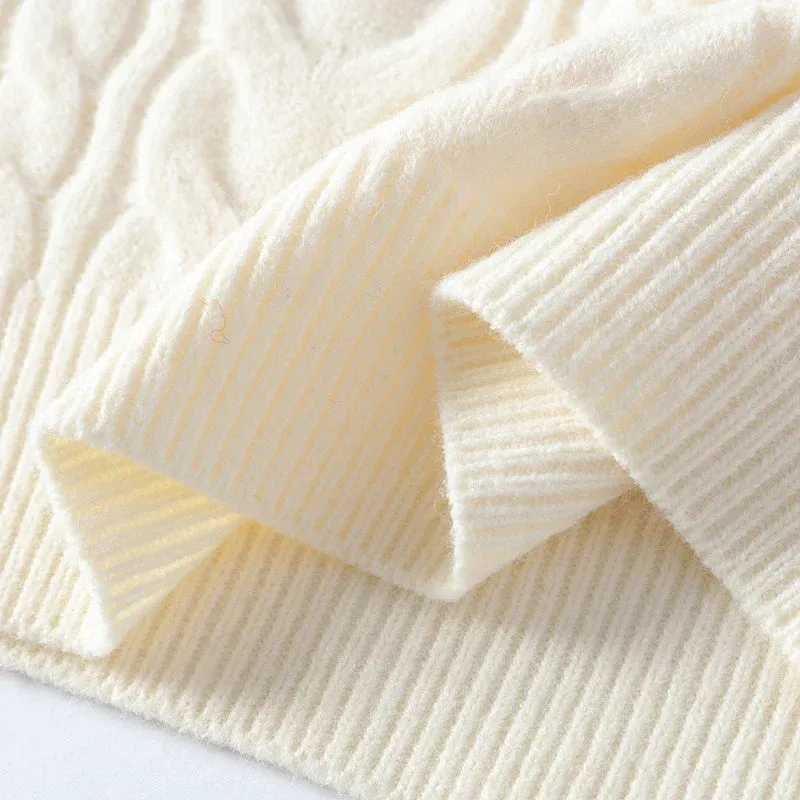 Cashmere White Christmas Sweater