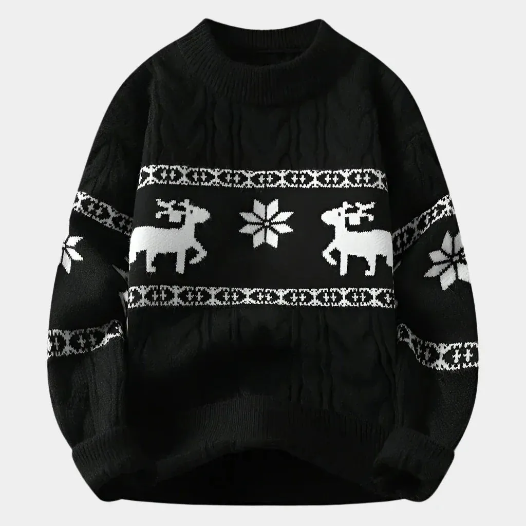 Cashmere White Christmas Sweater