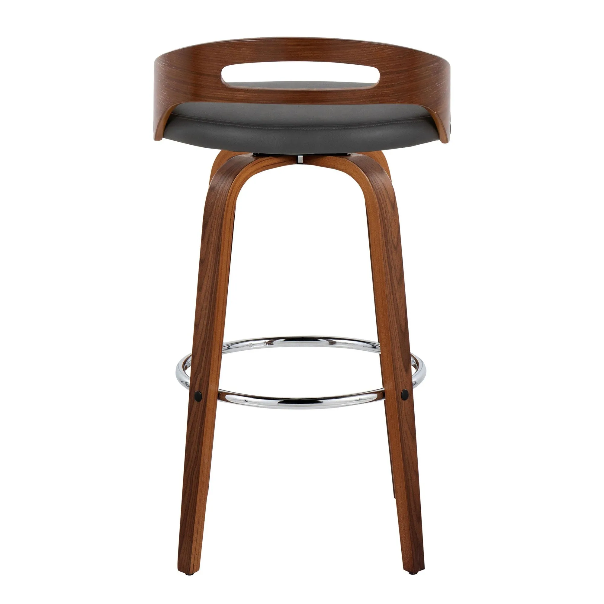 Cassis 30" Fixed-Height Barstool - Set of 2 By LumiSource - B30-CASSISPU-GRTZR2 WLCR2
