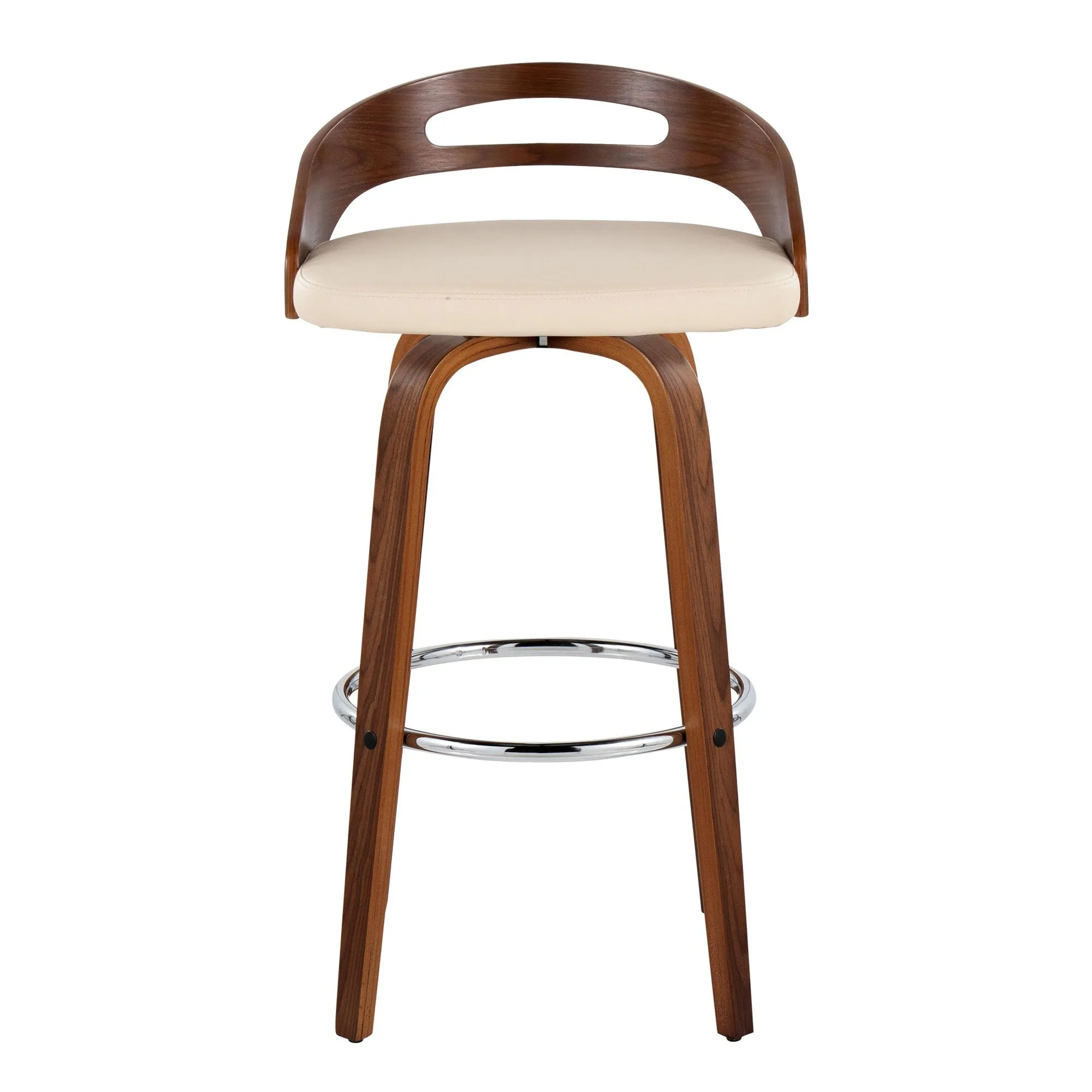 Cassis 30" Fixed-Height Barstool - Set of 2 By LumiSource - B30-CASSISPU-GRTZR2 WLCR2