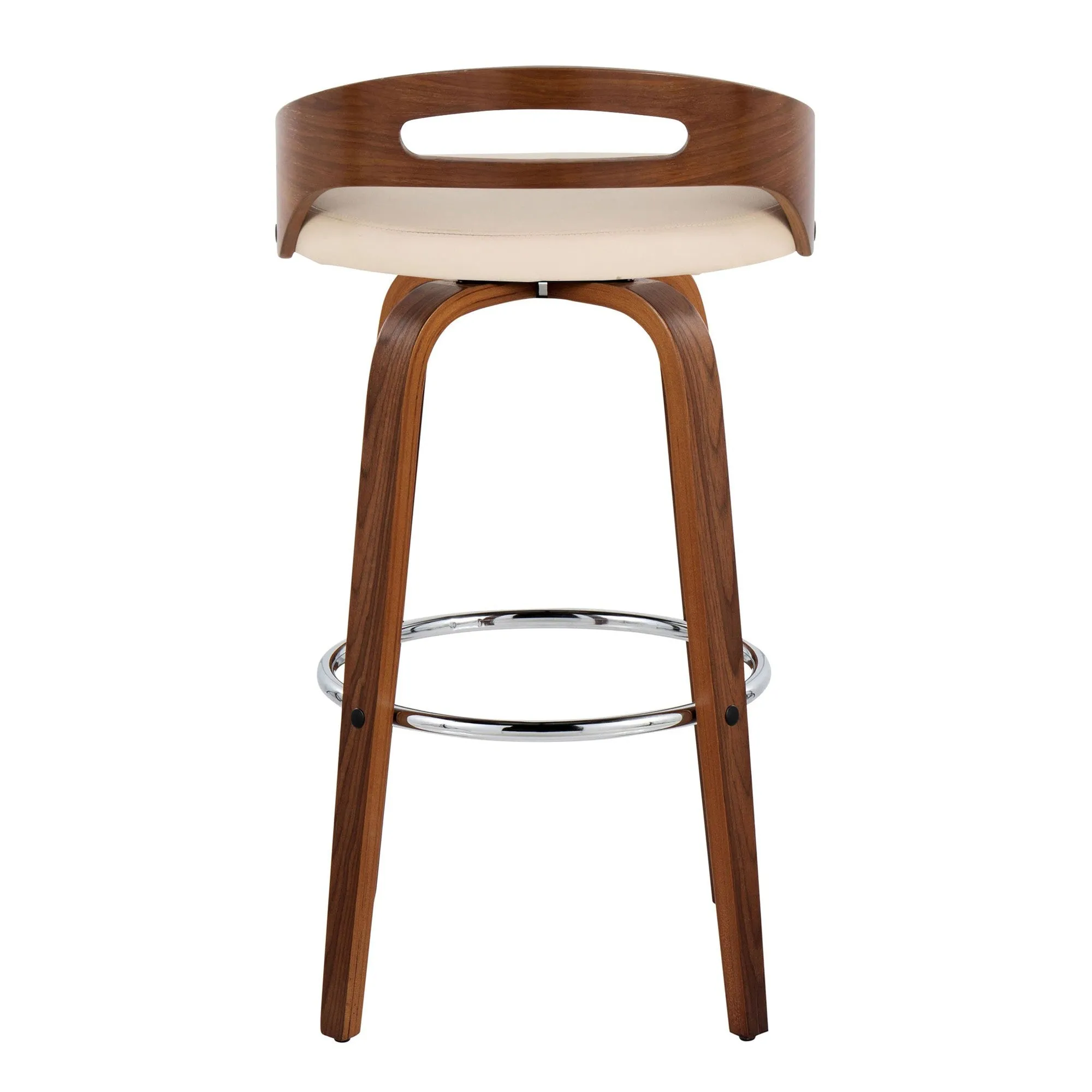 Cassis 30" Fixed-Height Barstool - Set of 2 By LumiSource - B30-CASSISPU-GRTZR2 WLCR2