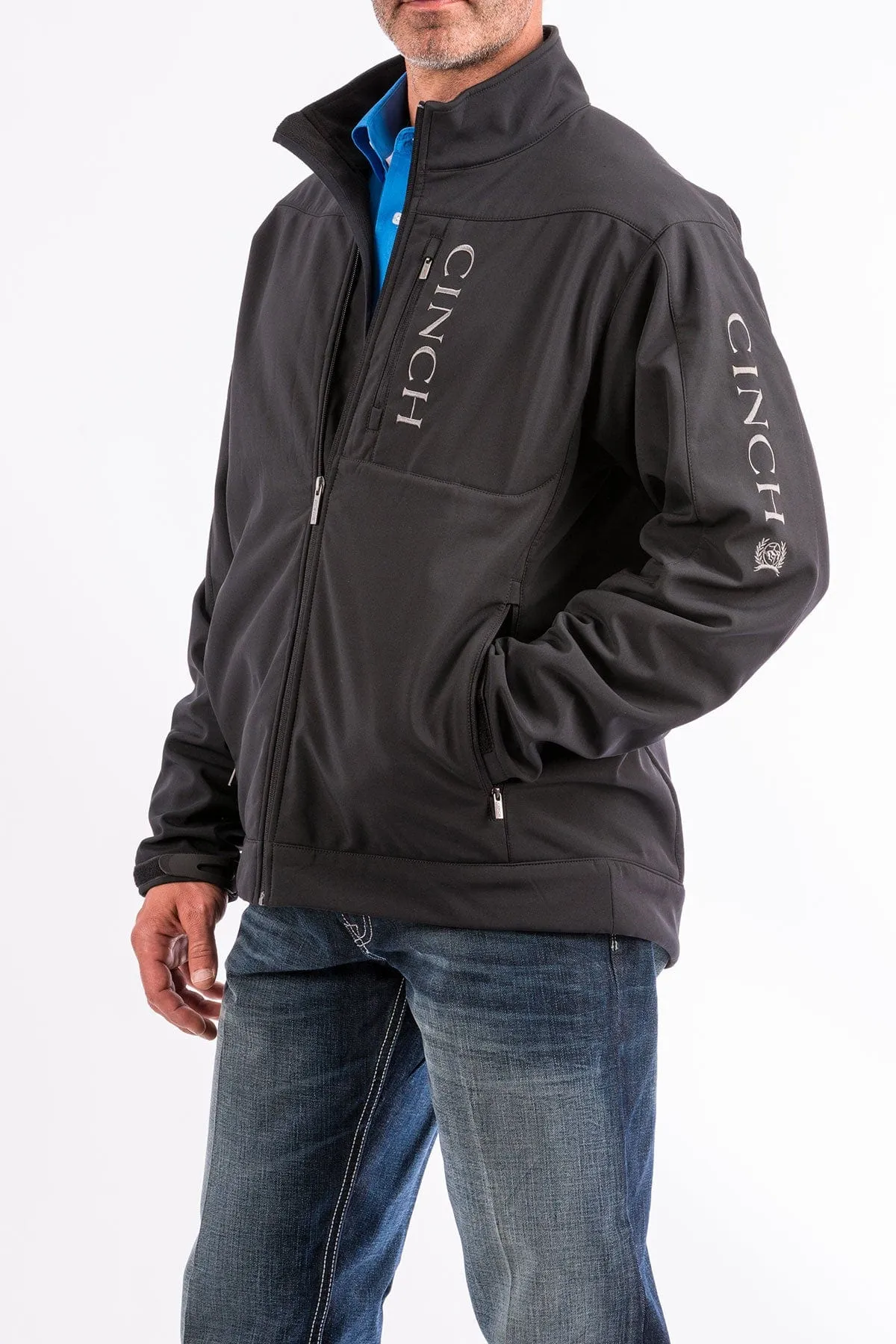 Cinch Men’s Concealed Carry Bonded Jacket Black
