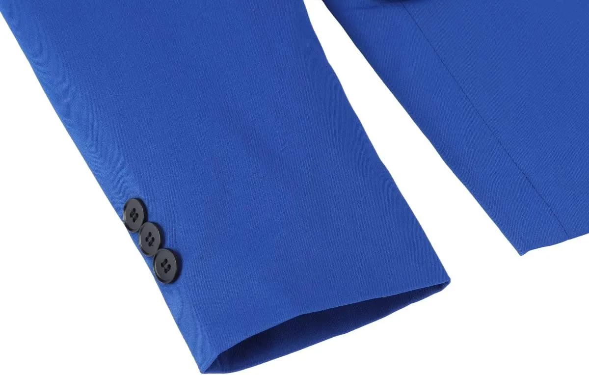 Cloudstyle Mens Casual Slim Fit Suit Jacket 1 Button Daily Blazer Business Sport Coat Tops