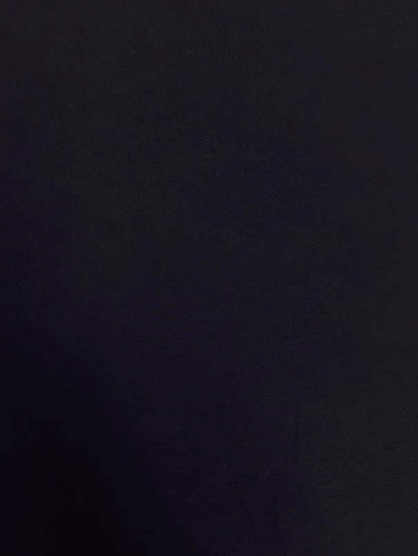 Dark Blue Solid Rayon Spandex Jersey Knit Fabric