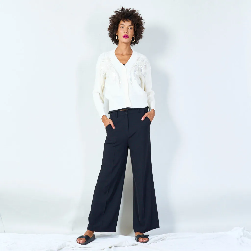 Embellished v-neck cardigan wholesale