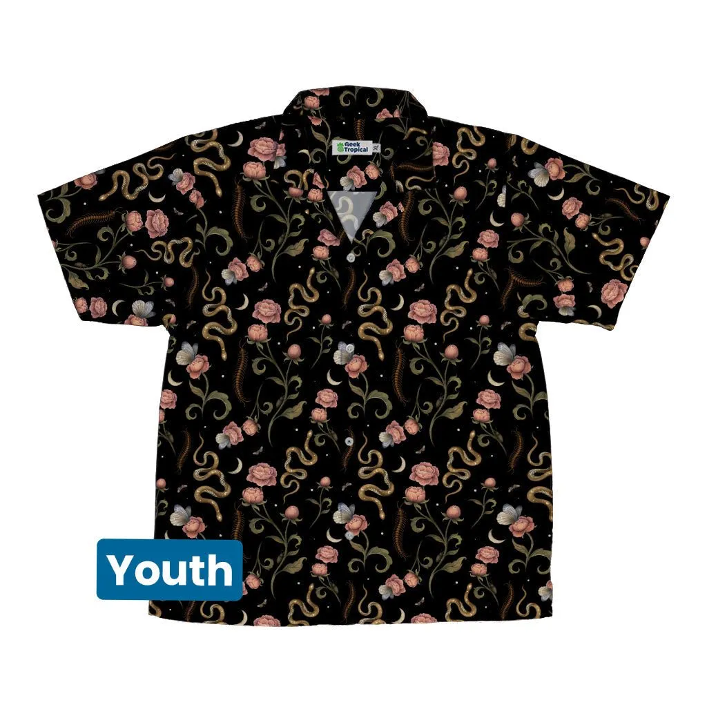 Episodic Serpent Garden Pink Space Youth Hawaiian Shirt
