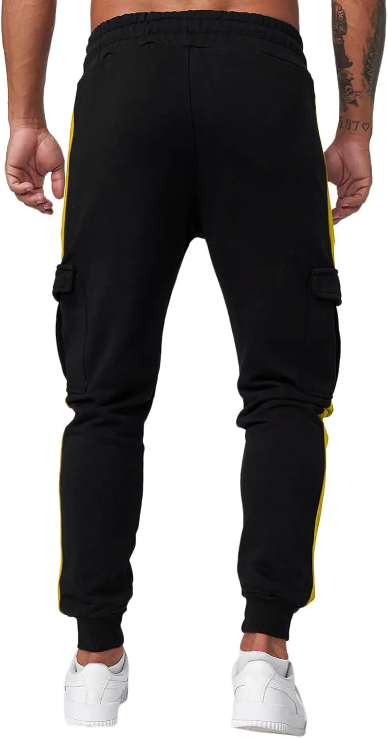 GIERIDUC Mens Corduroy Joggers Pants Training Equipment for Basketball Best Men's Sweatpants 2023 Mens Tapered Cargo Pants