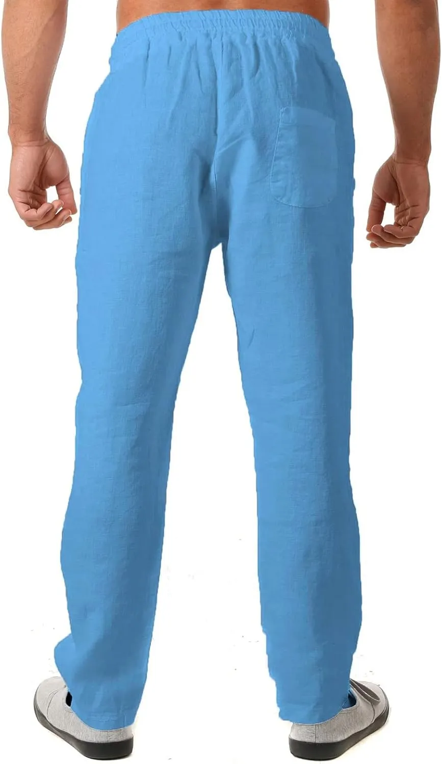 GIERIDUC Men's Drawstring Waist Cargo Pants Mens Cargo Shorts Size 33 Waist Mens Long Underwear Pants Fleece Cargo Pants Men