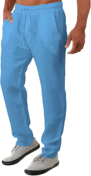 GIERIDUC Men's Drawstring Waist Cargo Pants Mens Cargo Shorts Size 33 Waist Mens Long Underwear Pants Fleece Cargo Pants Men