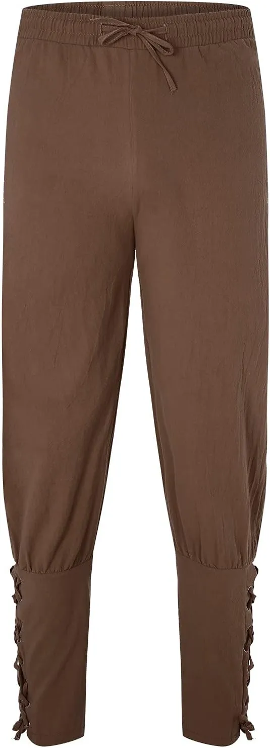 GIERIDUC Men's Pleated Front Dress Pants Mens Extra Long Jogging Pants Big and Tall Men Sweatpants Slim Fit Joggers for Men