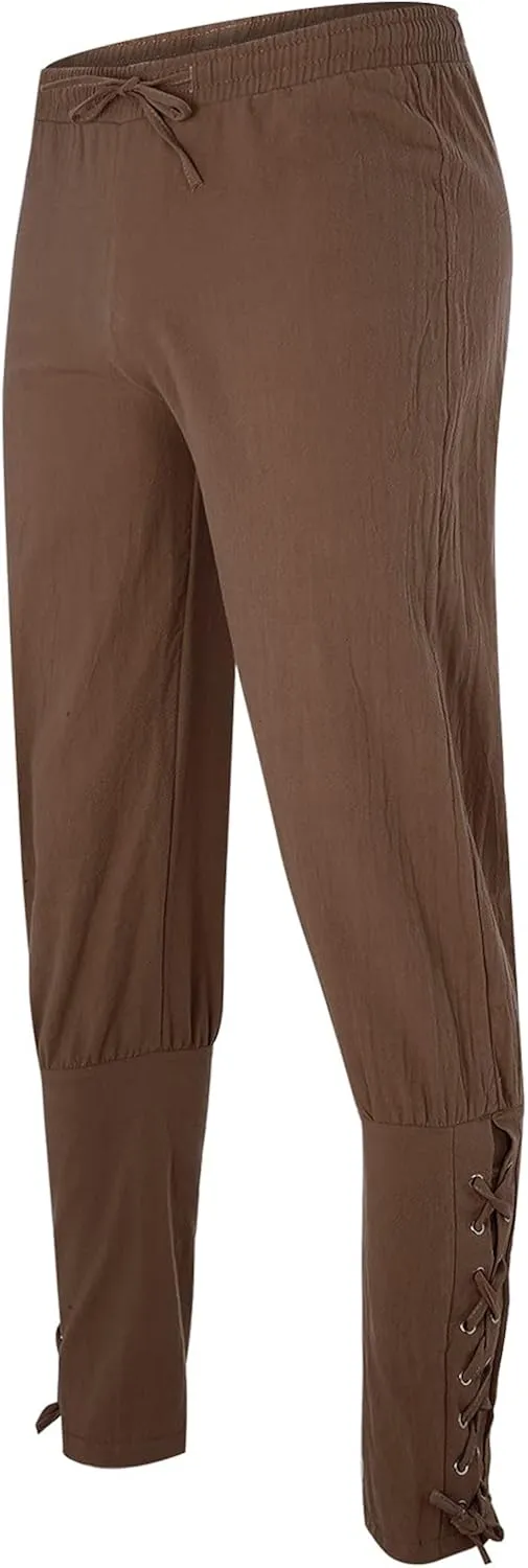 GIERIDUC Men's Pleated Front Dress Pants Mens Extra Long Jogging Pants Big and Tall Men Sweatpants Slim Fit Joggers for Men