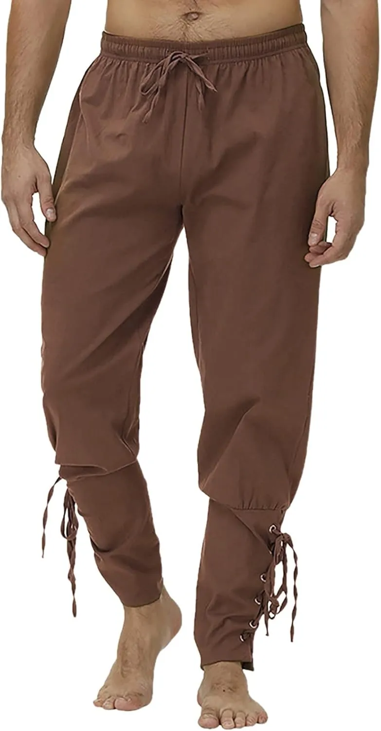 GIERIDUC Men's Pleated Front Dress Pants Mens Extra Long Jogging Pants Big and Tall Men Sweatpants Slim Fit Joggers for Men