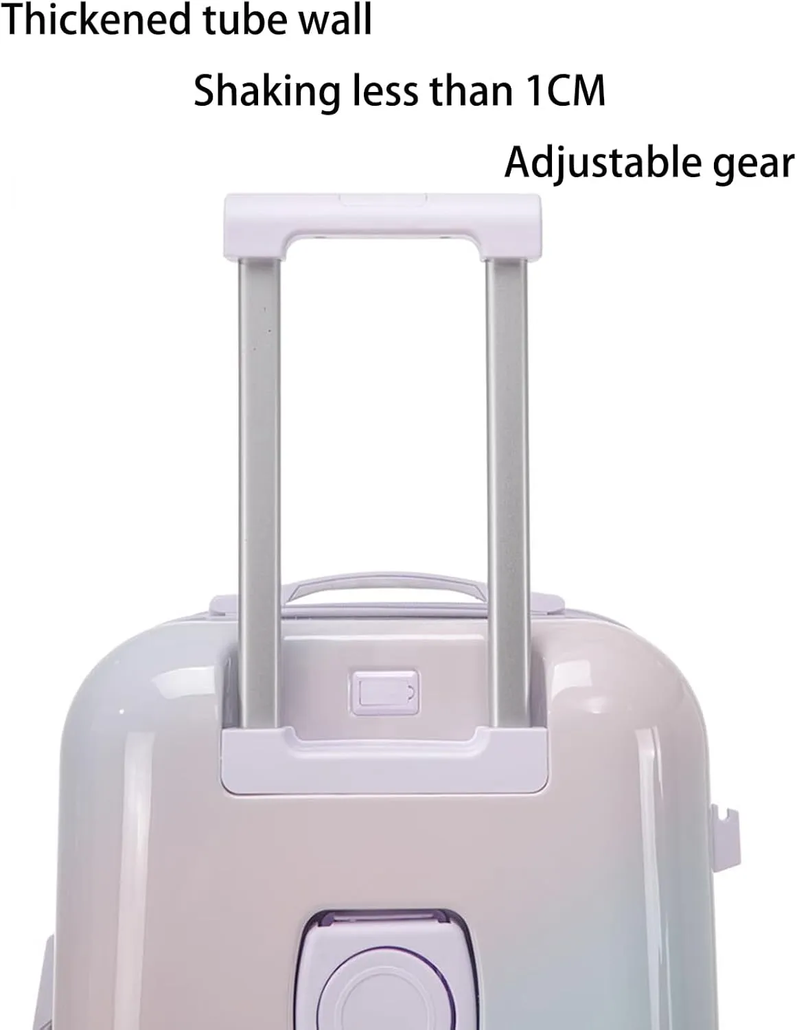 Gradient Colorice cream Luggage 20 24 28 IN,Travel Foldable luggage suitcase,Multi-function password suitcase,lightweight hardside with wheels (Rainbow colors,20 inch)