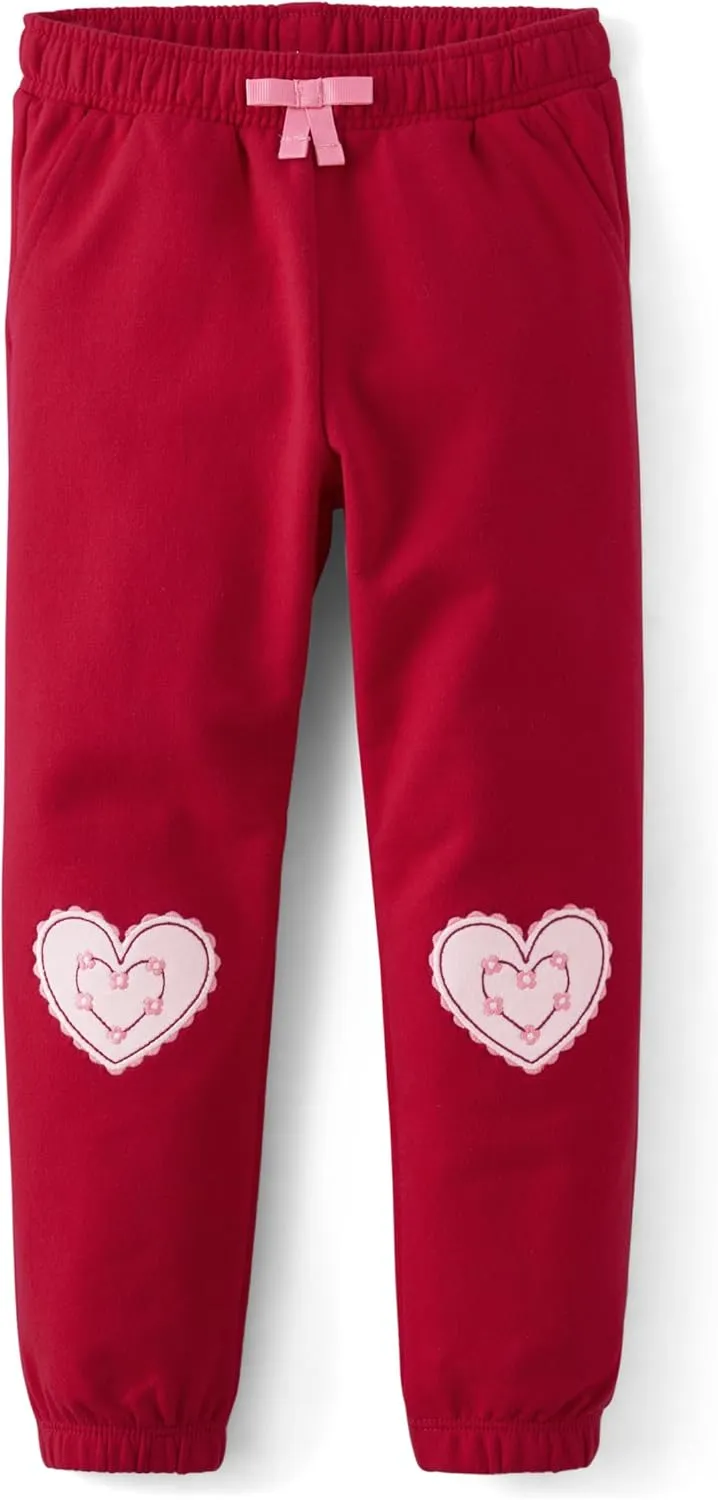 Gymboree Girls' and Toddler Fleece Jogger Sweatpants