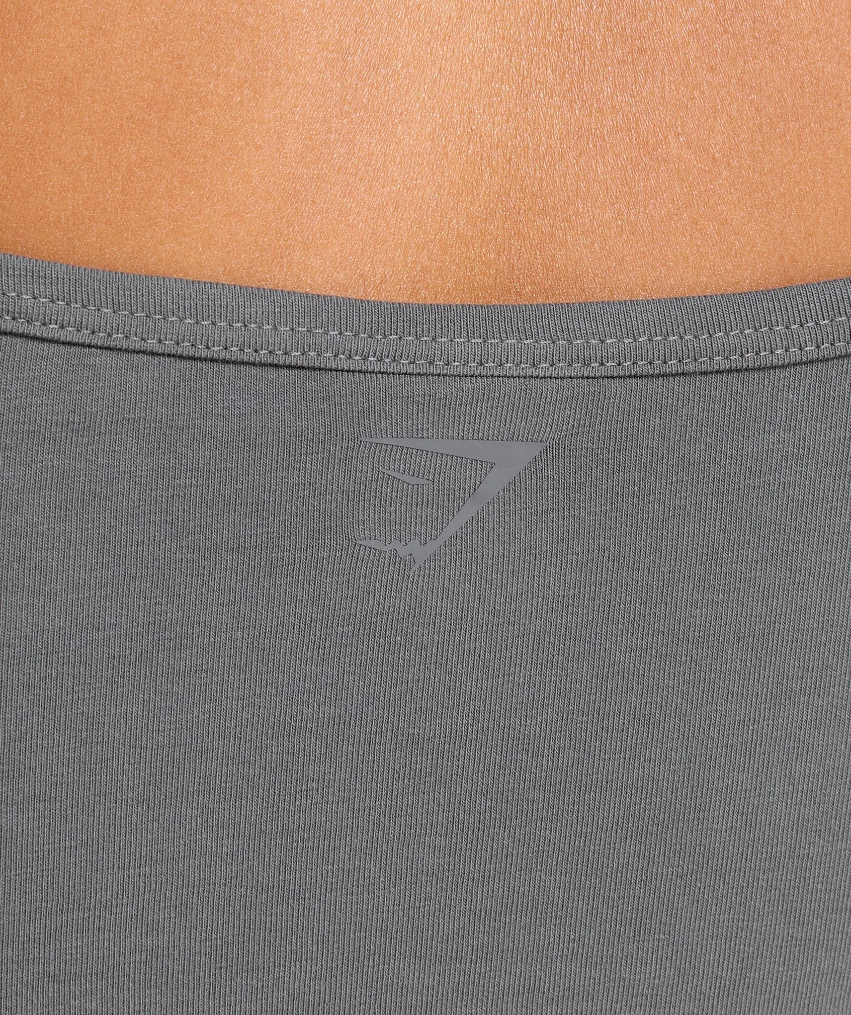 Gymshark Cotton Cami Tank - Brushed Grey