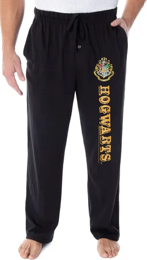 Harry Potter Men's House Crest Pajama Pants - Gryffindor, Slytherin, Ravenclaw, Hufflepuff, Hogwarts