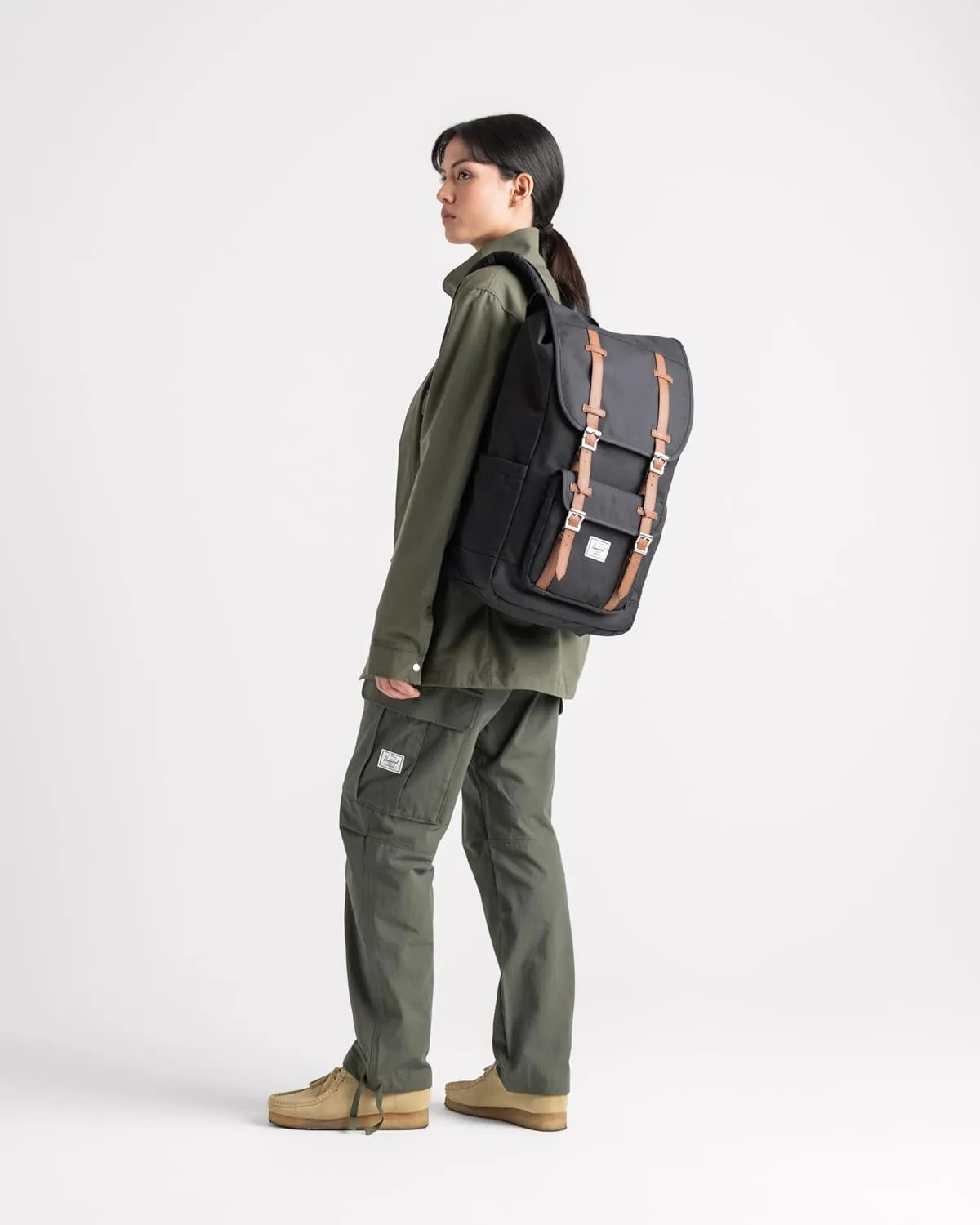 Herschel Supply Co. Heritage Softshell Medium Luggage, Raven Crosshatch, Medium-92L