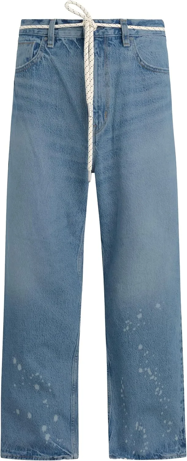 HUDSON Men's Luca Loose Fit Wide Leg Denim Pant
