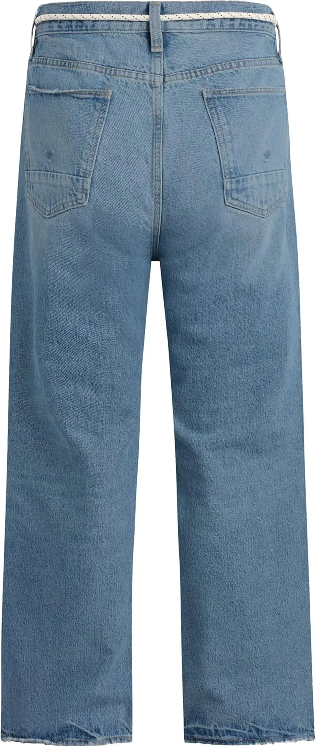 HUDSON Men's Luca Loose Fit Wide Leg Denim Pant