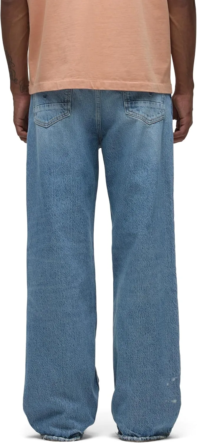 HUDSON Men's Luca Loose Fit Wide Leg Denim Pant