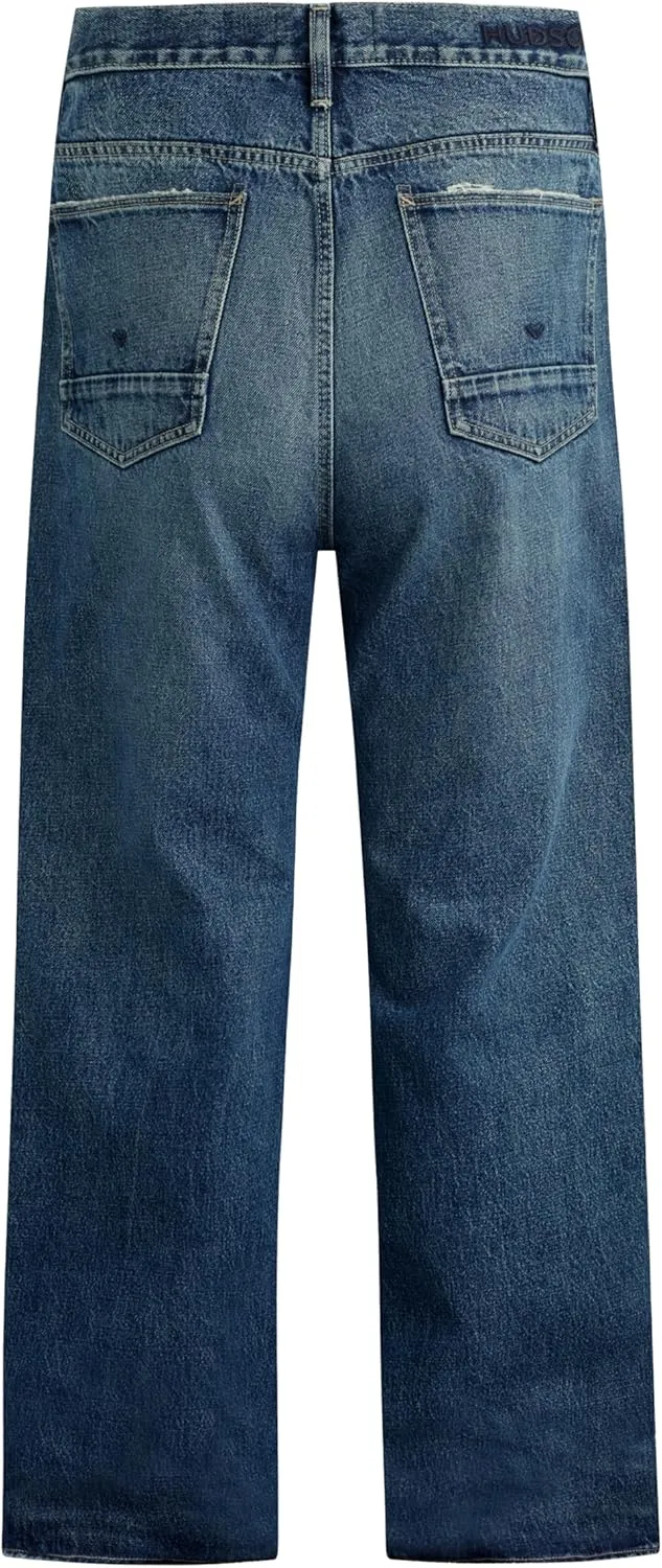 HUDSON Men's Luca Loose Fit Wide Leg Denim Pant