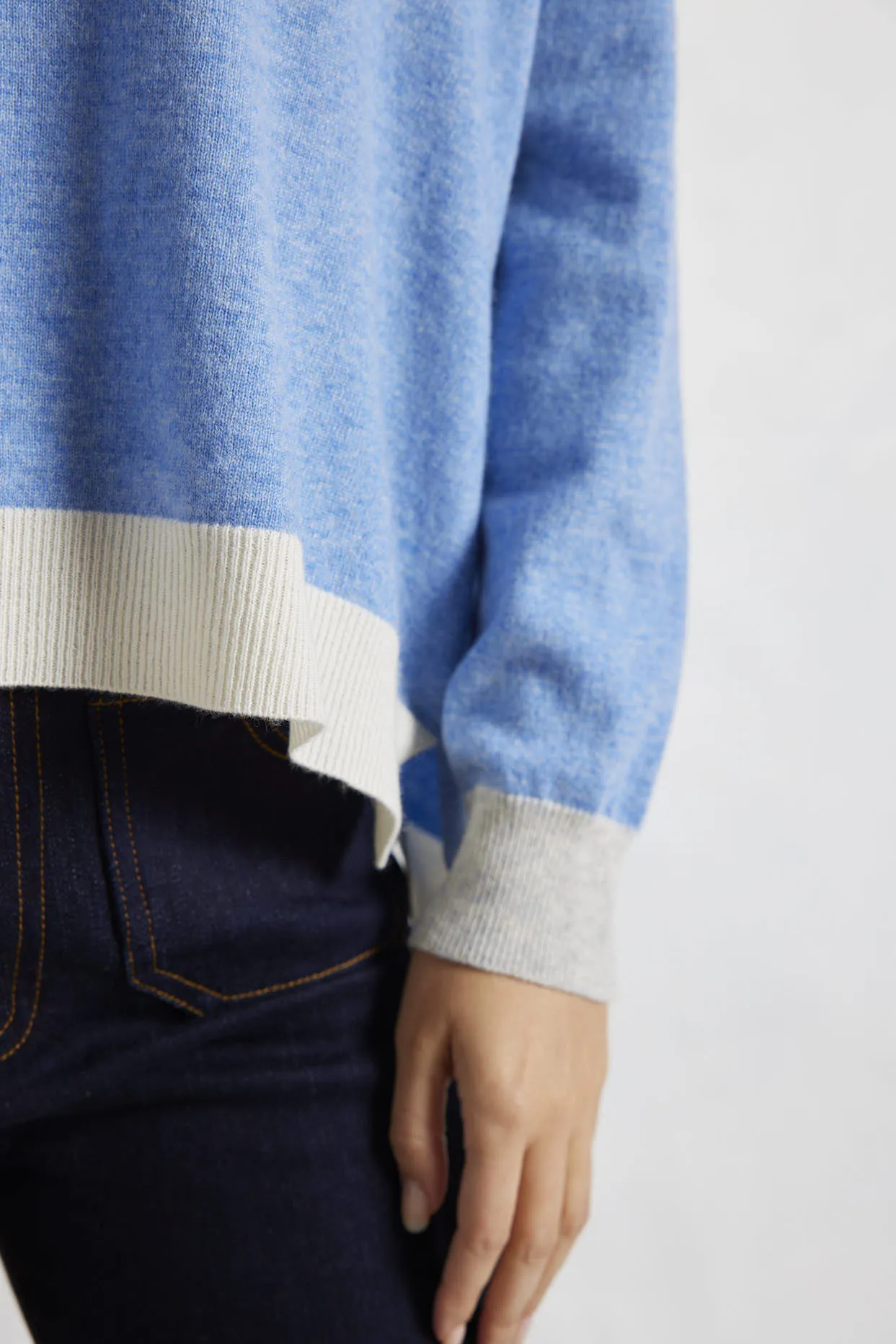 Imogen Sweater in Dusty Denim