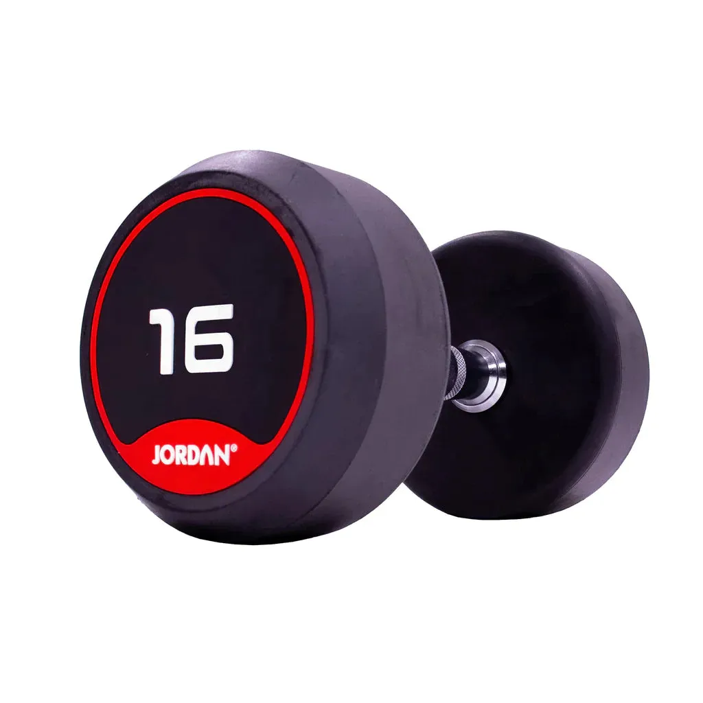 Jordan Fitness Classic Rubber Dumbbells