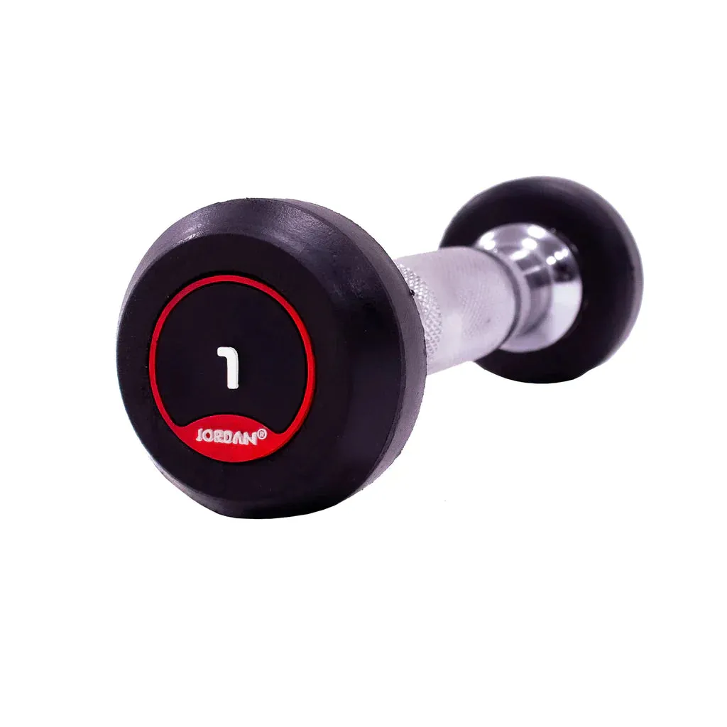 Jordan Fitness Classic Rubber Dumbbells