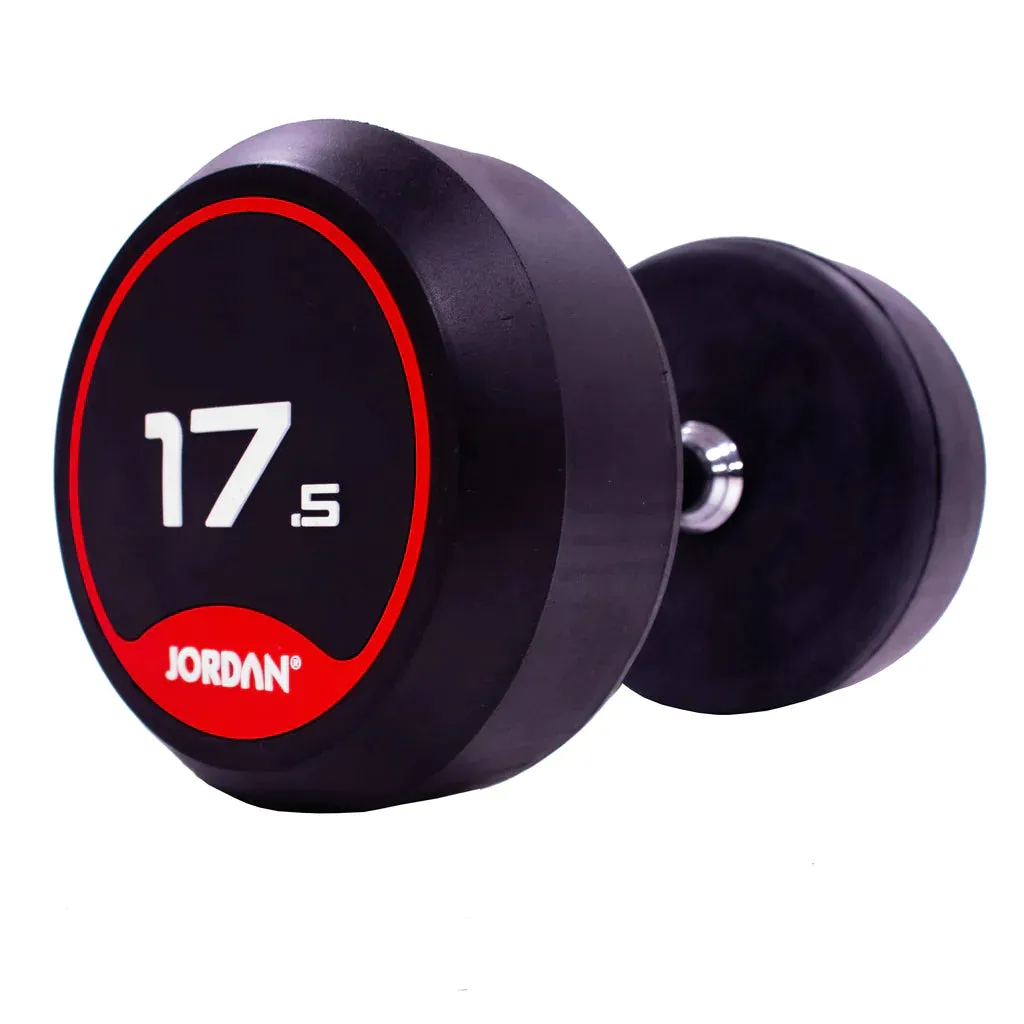 Jordan Fitness Classic Rubber Dumbbells