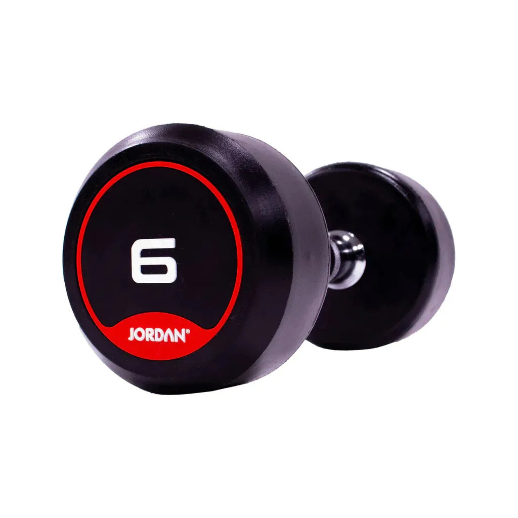Jordan Fitness Classic Rubber Dumbbells