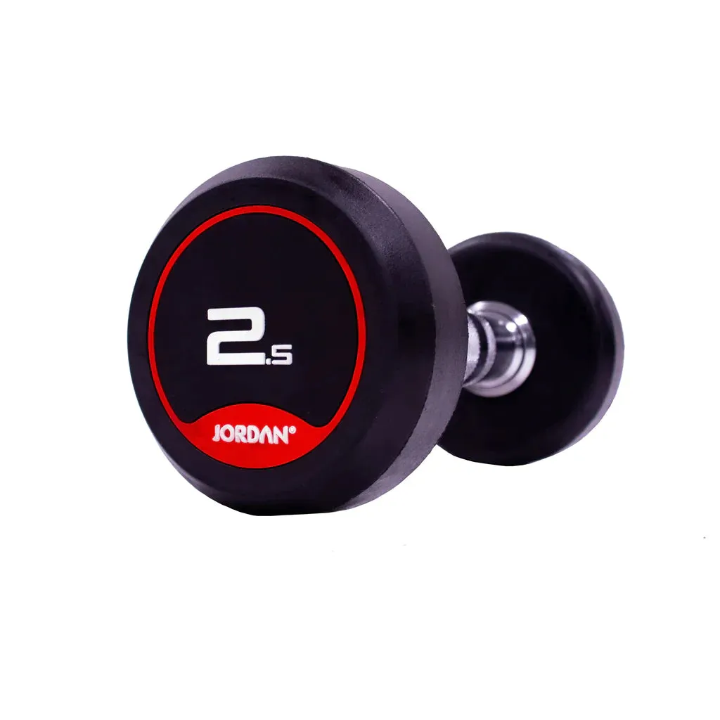 Jordan Fitness Classic Rubber Dumbbells